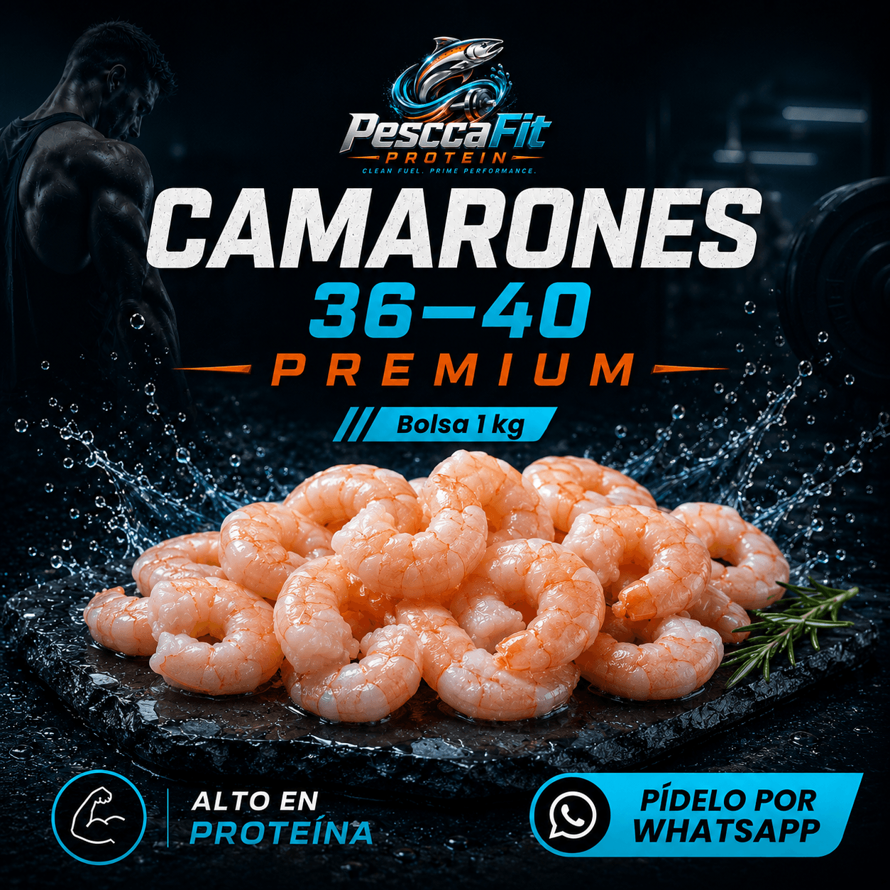 Camarones 36/40